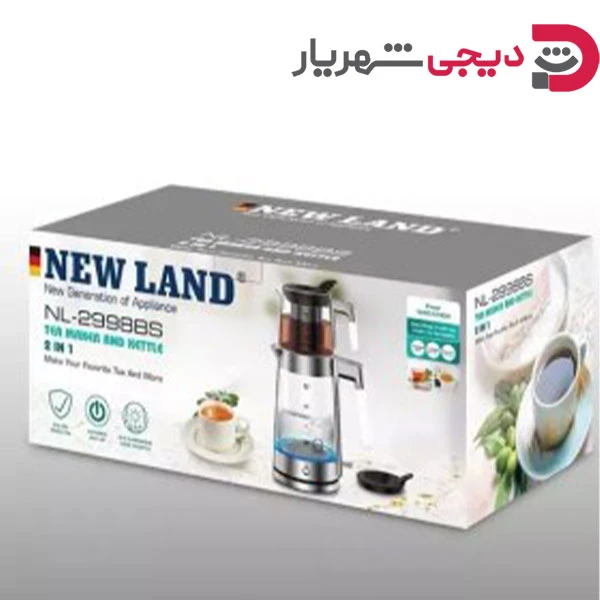 چایساز سماوری مشکی NL-2998BS