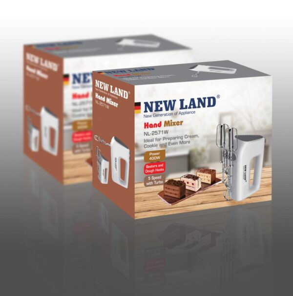 همزن دستی نیولند سیاه مدل NL-2571