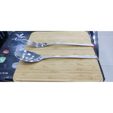 سرویس قاشق و چنگال 135 پارچ 24 نفره صندوق چوبی نیولند مدل 2986SG