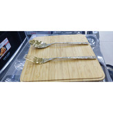 سرویس قاشق و چنگال 135 پارچ 24 نفره صندوق چوبی نیولند مدل 2985PL