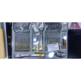 سرویس قاشق و چنگال 135 پارچ 24 نفره صندوق چوبی نیولند مدل 2987NP