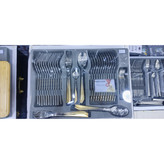 سرویس قاشق و چنگال 135 پارچ 24 نفره صندوق چوبی نیولند مدل 2984TG