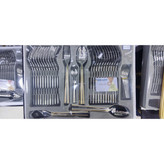 سرویس قاشق و چنگال 135 پارچ 24 نفره صندوق چوبی نیولند مدل 2983SG
