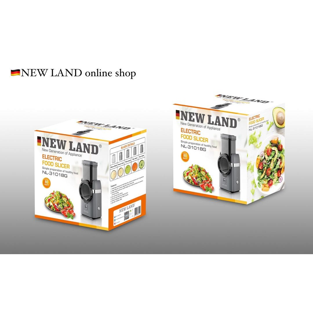 سالاد ساز برقی نیولند مدل NL-3101BG