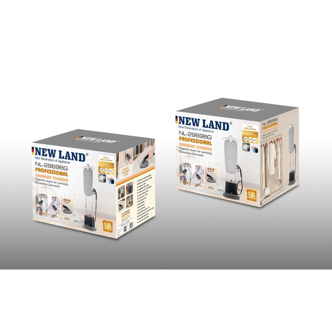 اتو ایستاده بخار حرفه ای نیولند NL2969BG