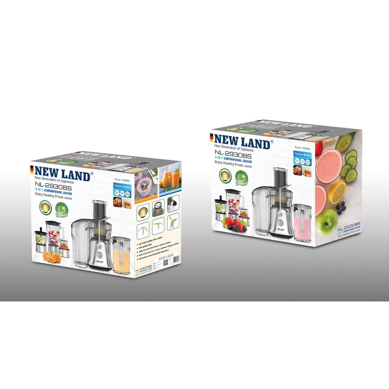ابمیوه گیری چهار در یک نیولندNl2930BS
